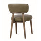 WILLOW DINING CHAIR IN OLIVE LEATHER