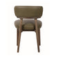 WILLOW DINING CHAIR IN OLIVE LEATHER