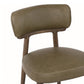 WILLOW DINING CHAIR IN OLIVE LEATHER