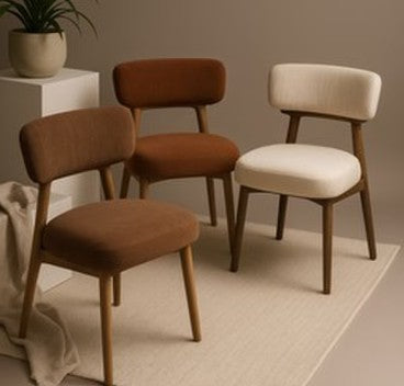 WILLOW DINING CHAIR IN MOSSWOOD LINEN