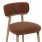 WILLOW DINING CHAIR IN RUST LINEN