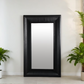 BLACK WALNUT RECTANGLE FLOOR MIRROR