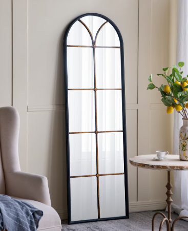 ANTIQUED WALL MIRROR