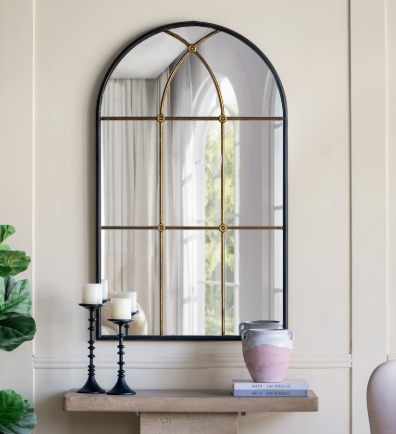 ANTIQUED WALL MIRROR C