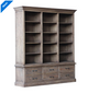 HOLLOWAY ELM BOOKCASE W/6 DRAWERS