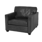 MADISON SQUARE FRONT ARMCHAIR - BELON BLACK