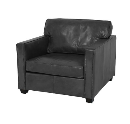 MADISON SQUARE FRONT ARMCHAIR - BELON BLACK