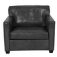 MADISON SQUARE FRONT ARMCHAIR - BELON BLACK