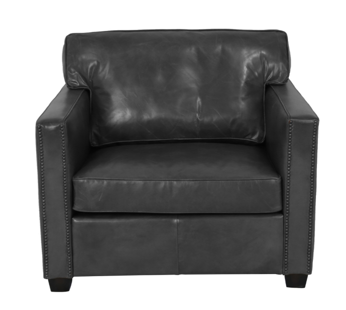 MADISON SQUARE FRONT ARMCHAIR - BELON BLACK