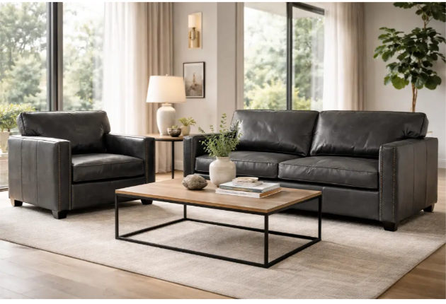 MADISON SQUARE FRONT ARMCHAIR - BELON BLACK