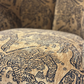 HUNTRESS ACCENT CHAIR - CHENILLE FABRIC - TIGER / BROWN