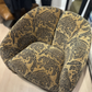HUNTRESS ACCENT CHAIR - CHENILLE FABRIC - TIGER / BROWN