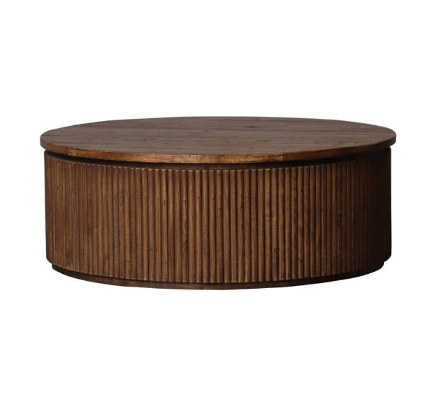 COFFEE TABLE ROUND - OLD ELM