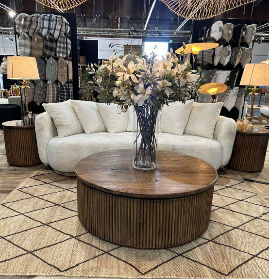 COFFEE TABLE ROUND - OLD ELM