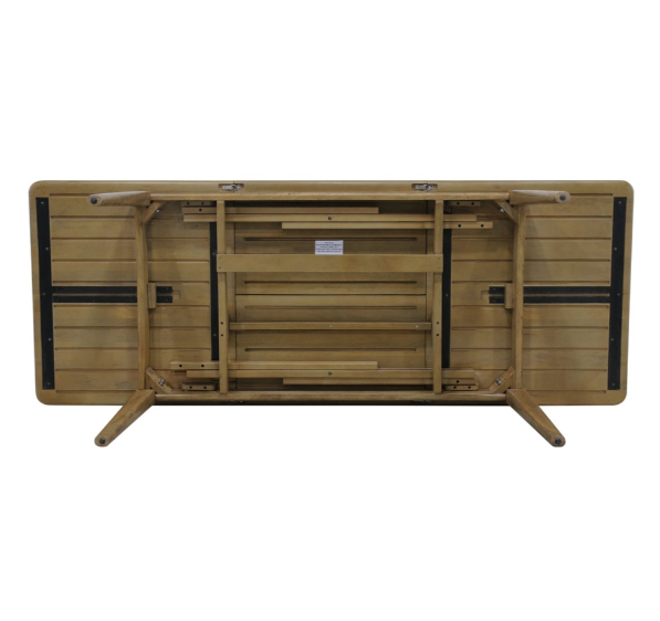 SMOKEHOUSE SINGLE EXT TABLE - MANGO SMOKEHOUSE