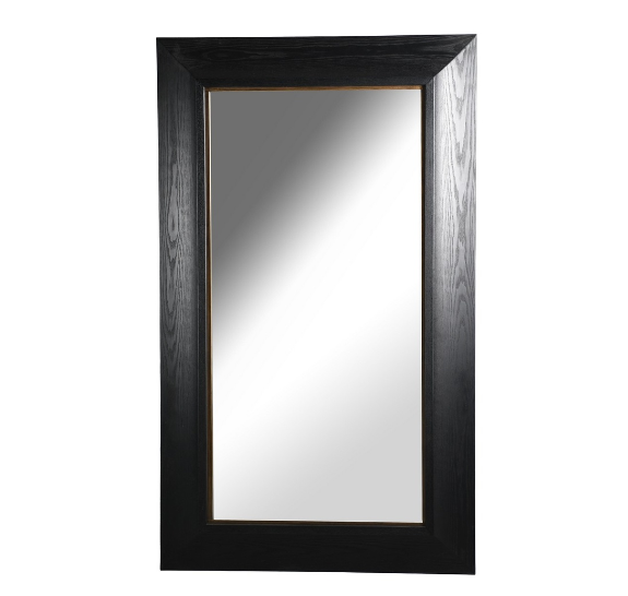 BLACK OAK RECTANGLE WALL MIRROR
