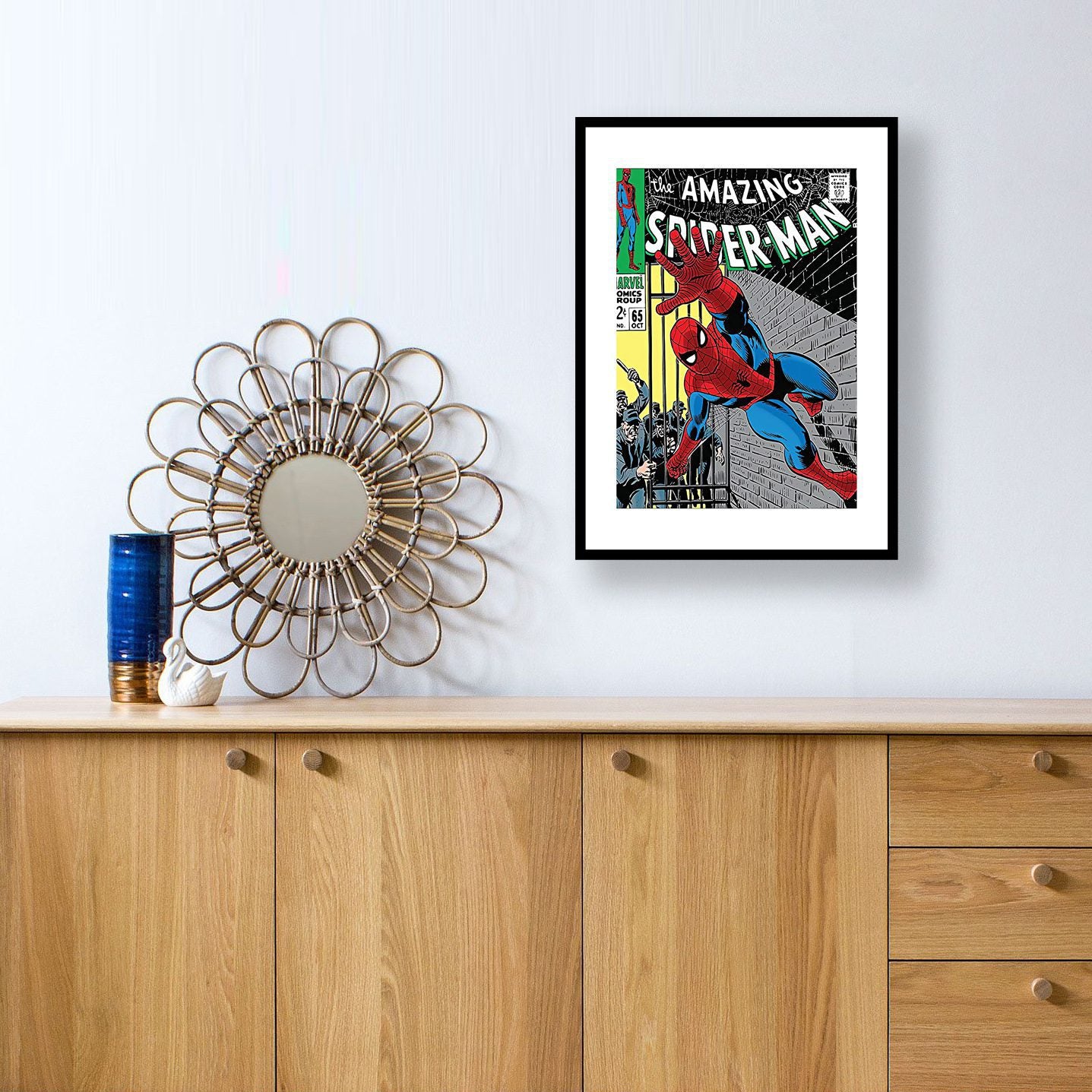 Spiderman 1 Framed Print