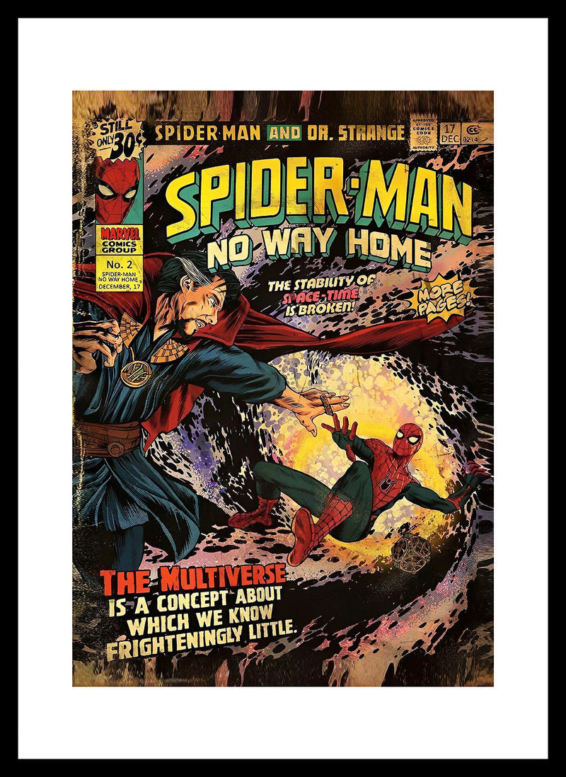 Spiderman 5 No Way Home Framed Print