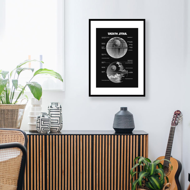 Star Wars Death Star Framed Print
