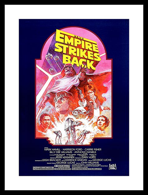 Star Wars 2 The Empire Strikes Back Framed Print