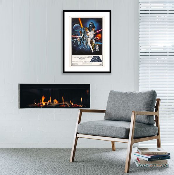 Star Wars 1 A New Hope Framed Print