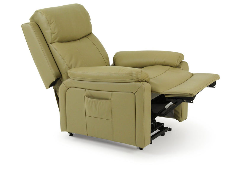 Tacoma Leather Lift Chair Taupe