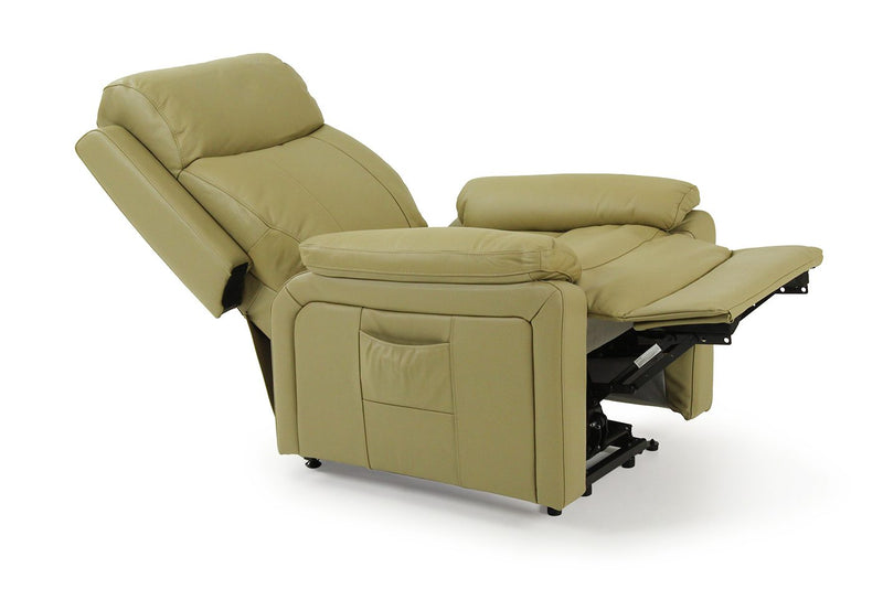 Tacoma Leather Lift Chair Taupe