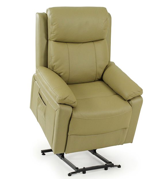 Tacoma Leather Lift Chair Taupe
