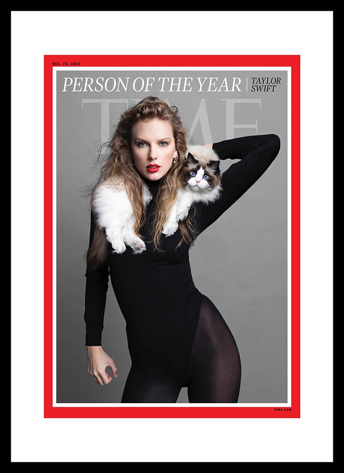 Taylor Swift Time Cover 1 Framed Print