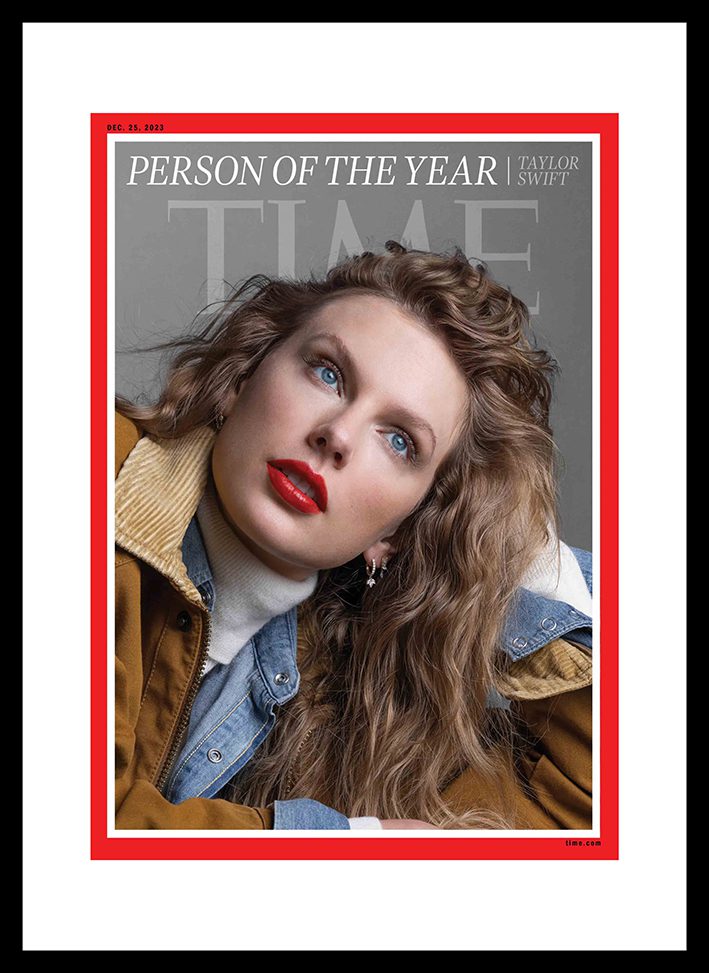 Taylor Swift Time Cover 2 Framed Print