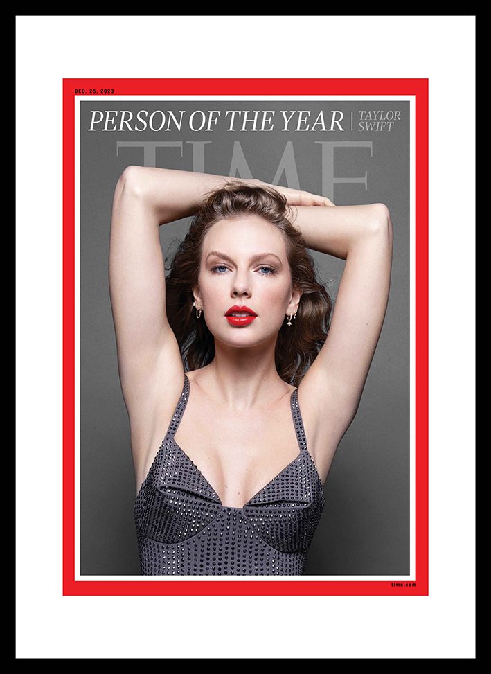 Taylor Swift Time Cover 3 Framed Print