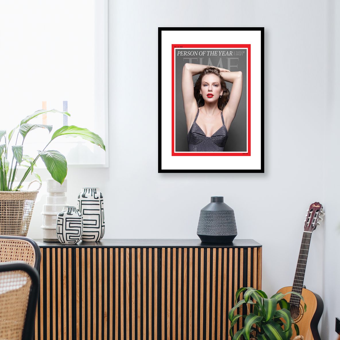 Taylor Swift Time Cover 3 Framed Print