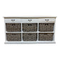 Surabaya White Buffet with Baskets
