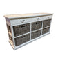 Surabaya White Buffet with Baskets
