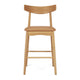 Wagner Barstool Natural Oak Tan PU