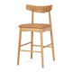 Wagner Barstool Natural Oak Tan PU