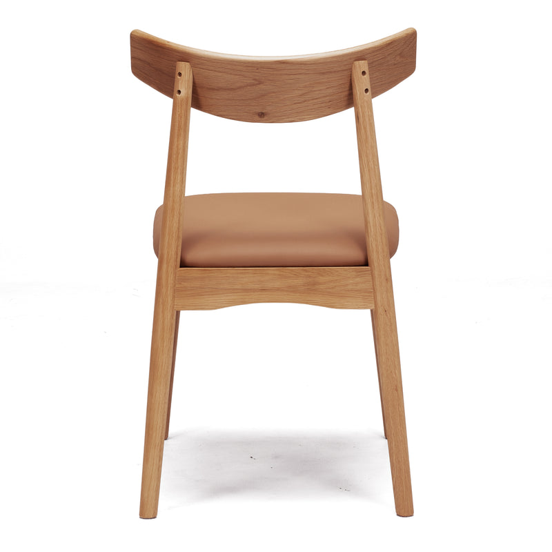 Wagner Chair Natural Oak Tan PU