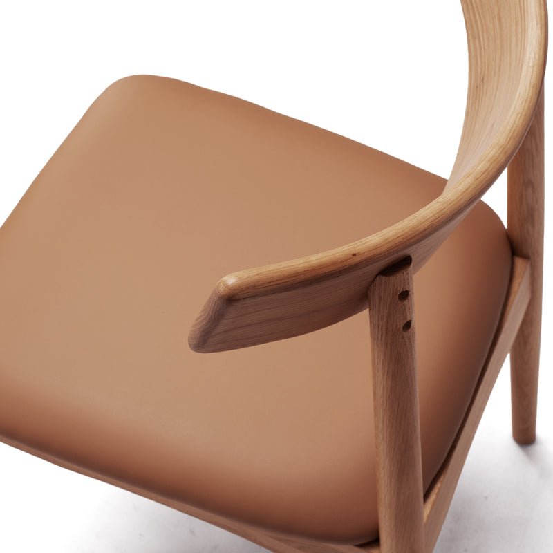 Wagner Chair Natural Oak Tan PU