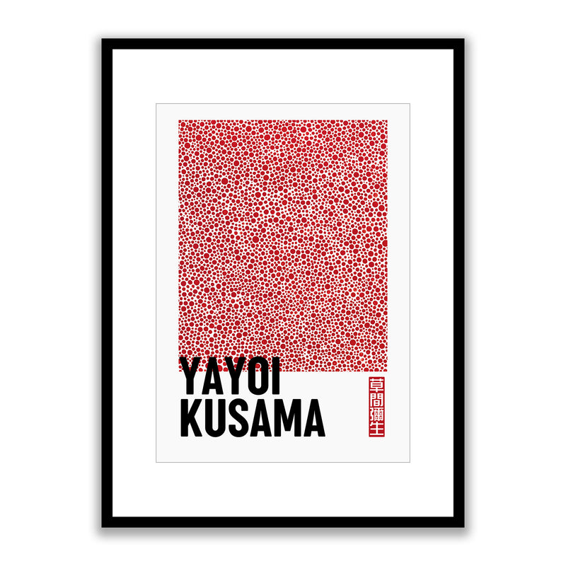 Yayoi Kusama Framed Print - YK007