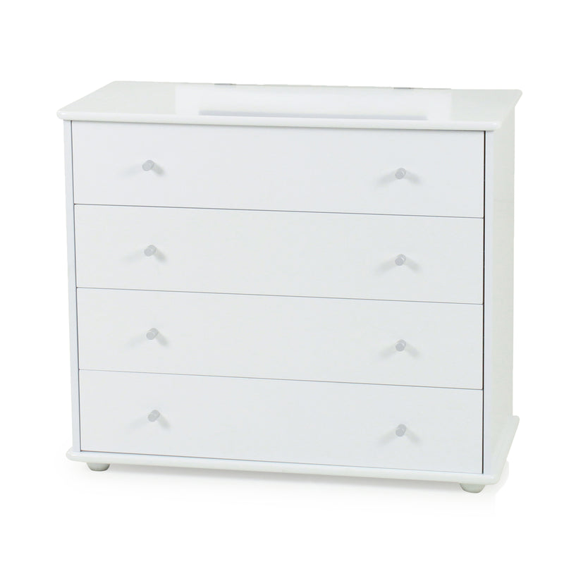 Ablaze 4 Drawer Chest White