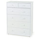 Ablaze 6 Drawer Chest White