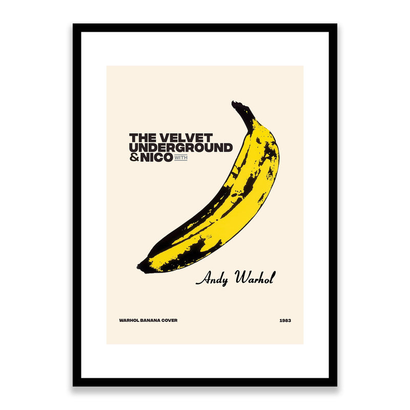 Andy Warhol - Warhol Banana Cover 1983 Framed Print