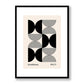 Bauhaus Black Exhibition Framed Print