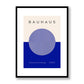 Bauhaus Blue 1 Framed Print