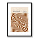 Bauhaus Brown 1 Framed Print