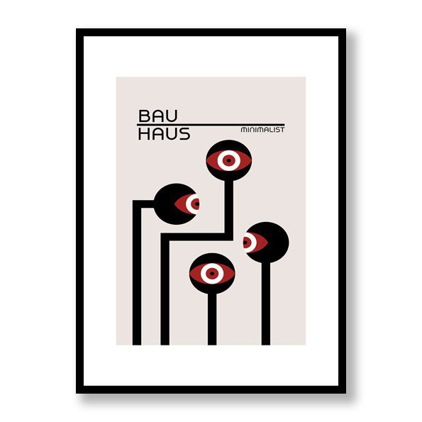 Bauhaus Eyes 2 Framed Print