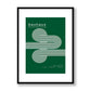 Bauhaus Green 1 Framed Print