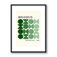 Bauhaus Green 2 Framed Print