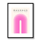 Bauhaus Pink 1 Framed Print