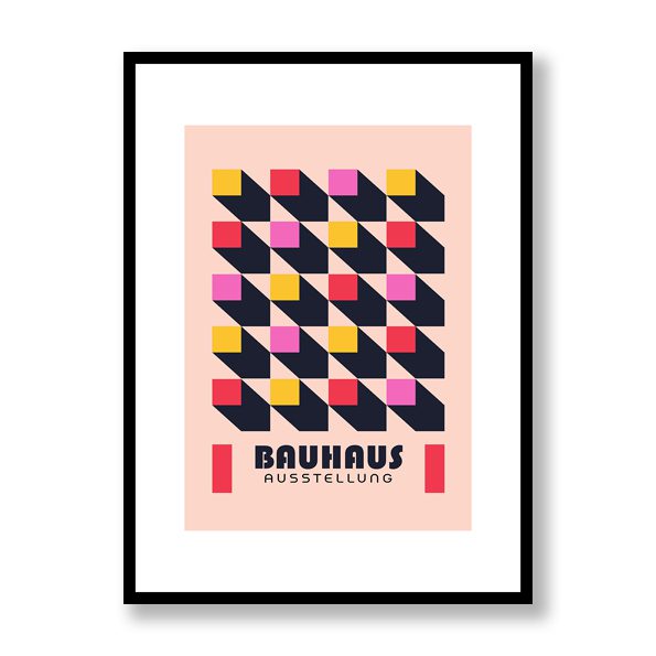 Bauhaus Retro 2 Framed Print